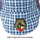 FR Cotton Welding Cap with Hidden Bill Extension, Blue Plaid